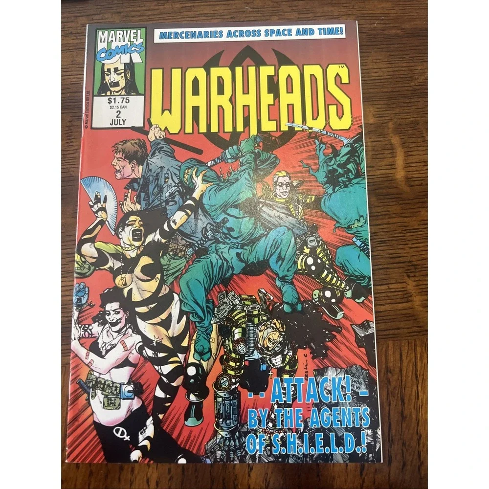 Warheads Comics #1 - #3 1992 Marvel UK) Bagged and boarded Lot